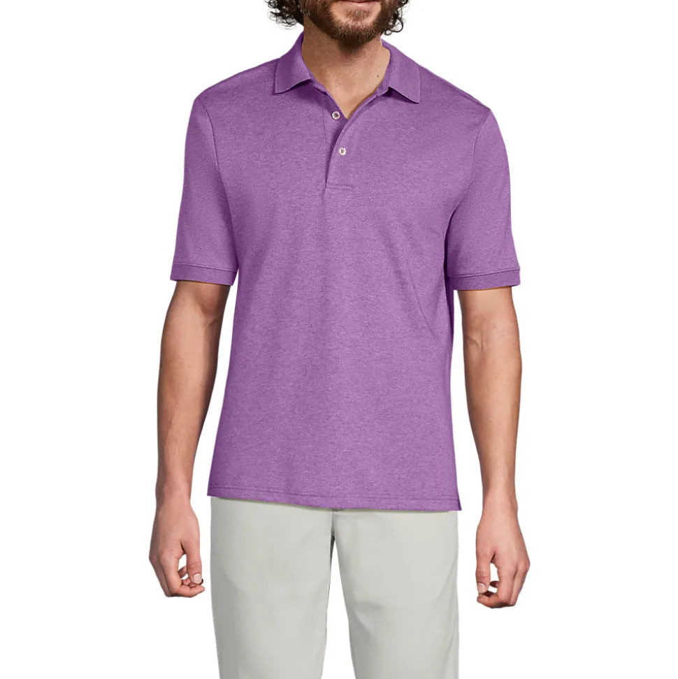 Supima Kurzarm-Polo für Herren, Classic Fit