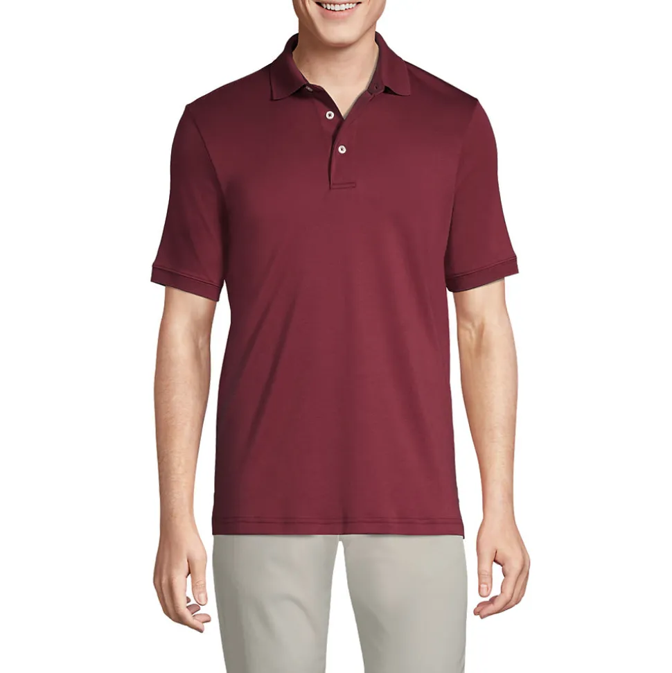 Supima Kurzarm-Polo für Herren, Classic Fit