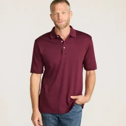 Supima Kurzarm-Polo für Herren, Classic Fit