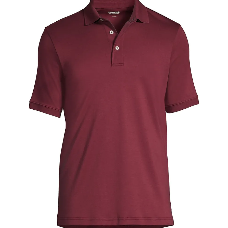 Supima Kurzarm-Polo für Herren, Classic Fit