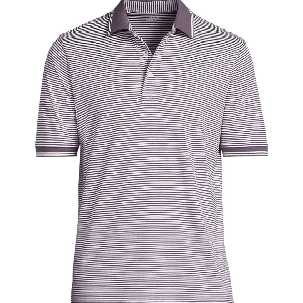 Supima Kurzarm-Polo für Herren, Classic Fit