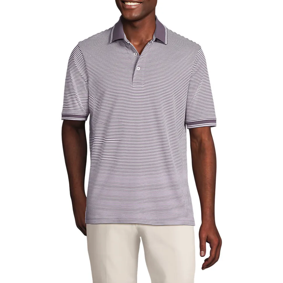 Supima Kurzarm-Polo für Herren, Classic Fit