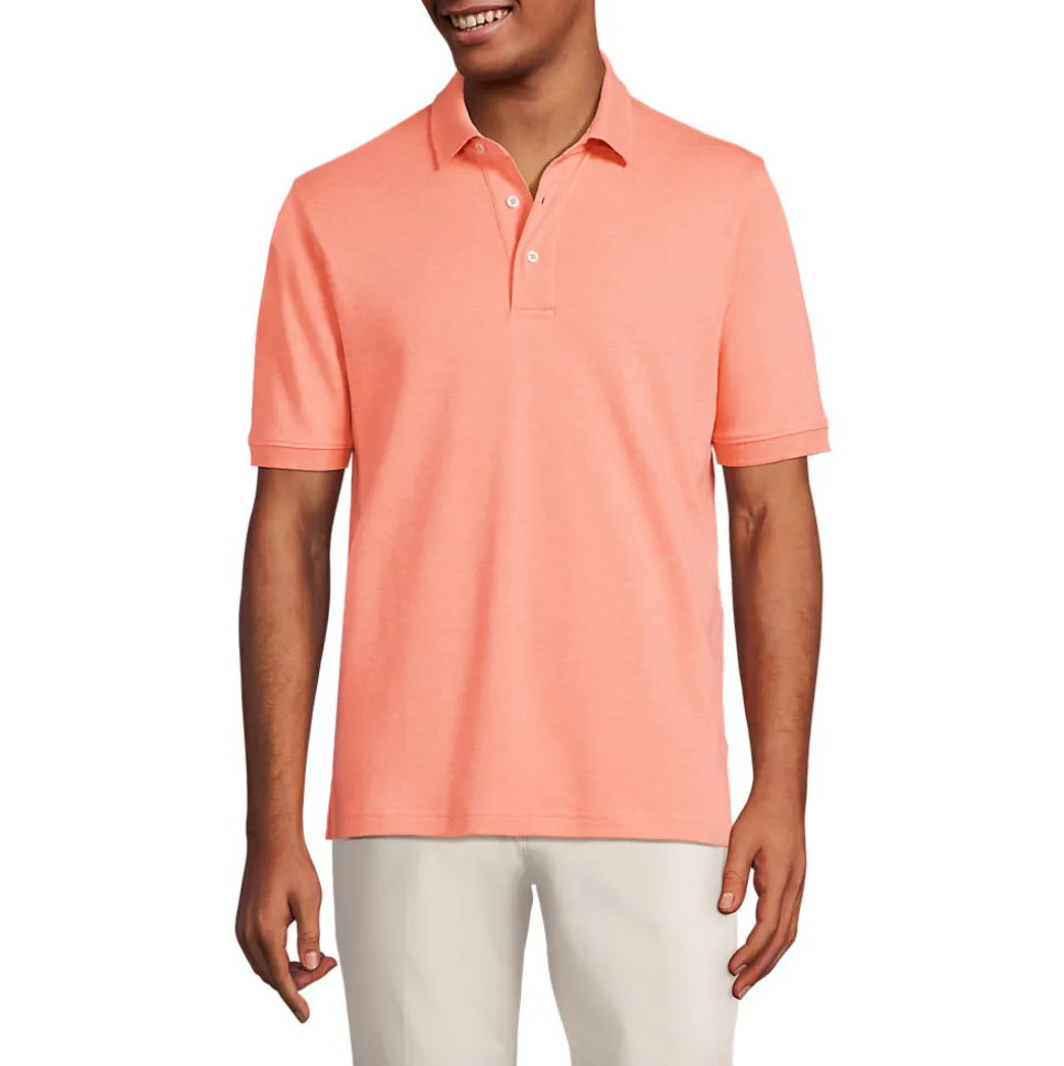 Supima Kurzarm-Polo für Herren, Classic Fit