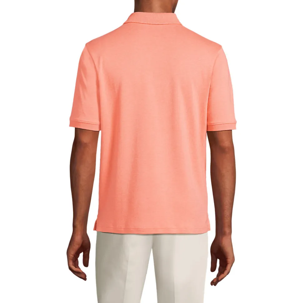 Supima Kurzarm-Polo für Herren, Classic Fit