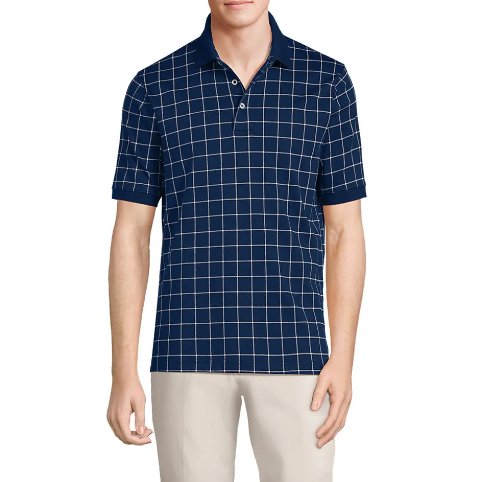 Supima Kurzarm-Polo für Herren, Classic Fit