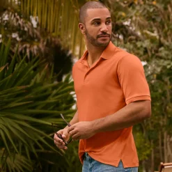 Supima Kurzarm-Polo für Herren, Classic Fit