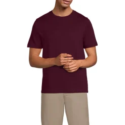 Supima Kurzarm-Shirt mit Rundhalsausschnitt für Herren