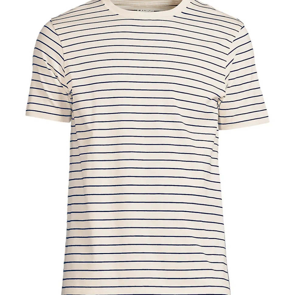 Supima Kurzarm-Shirt mit Rundhalsausschnitt für Herren