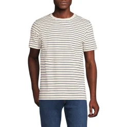 Supima Kurzarm-Shirt mit Rundhalsausschnitt für Herren