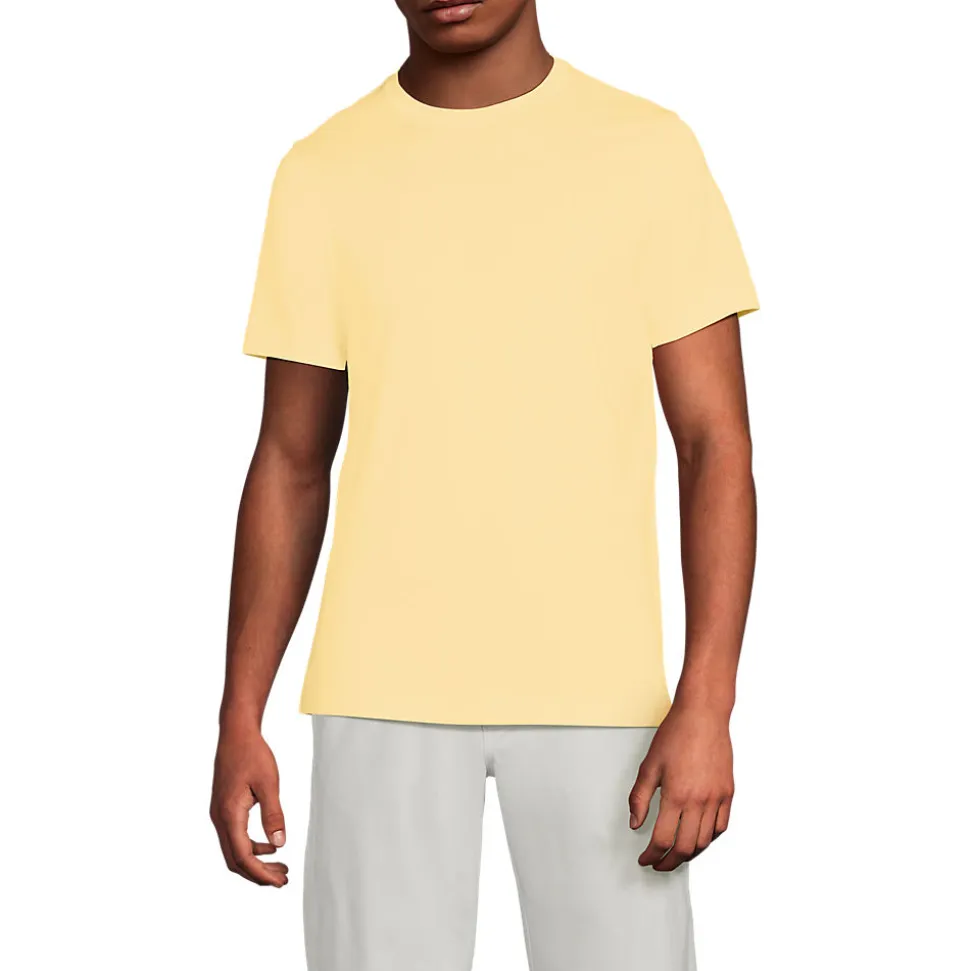 Supima Kurzarm-Shirt mit Rundhalsausschnitt für Herren