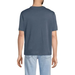 Supima Kurzarm-Shirt mit Rundhalsausschnitt für Herren