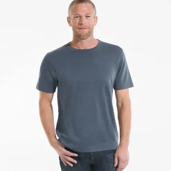 Supima Kurzarm-Shirt mit Rundhalsausschnitt für Herren