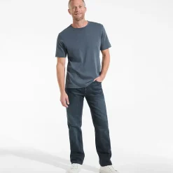 Supima Kurzarm-Shirt mit Rundhalsausschnitt für Herren