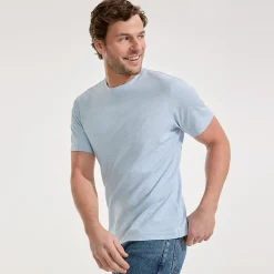 Supima Kurzarm-Shirt mit Rundhalsausschnitt für Herren