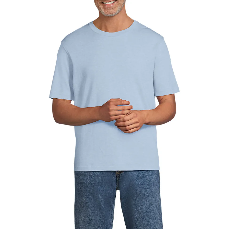 Supima Kurzarm-Shirt mit Rundhalsausschnitt für Herren