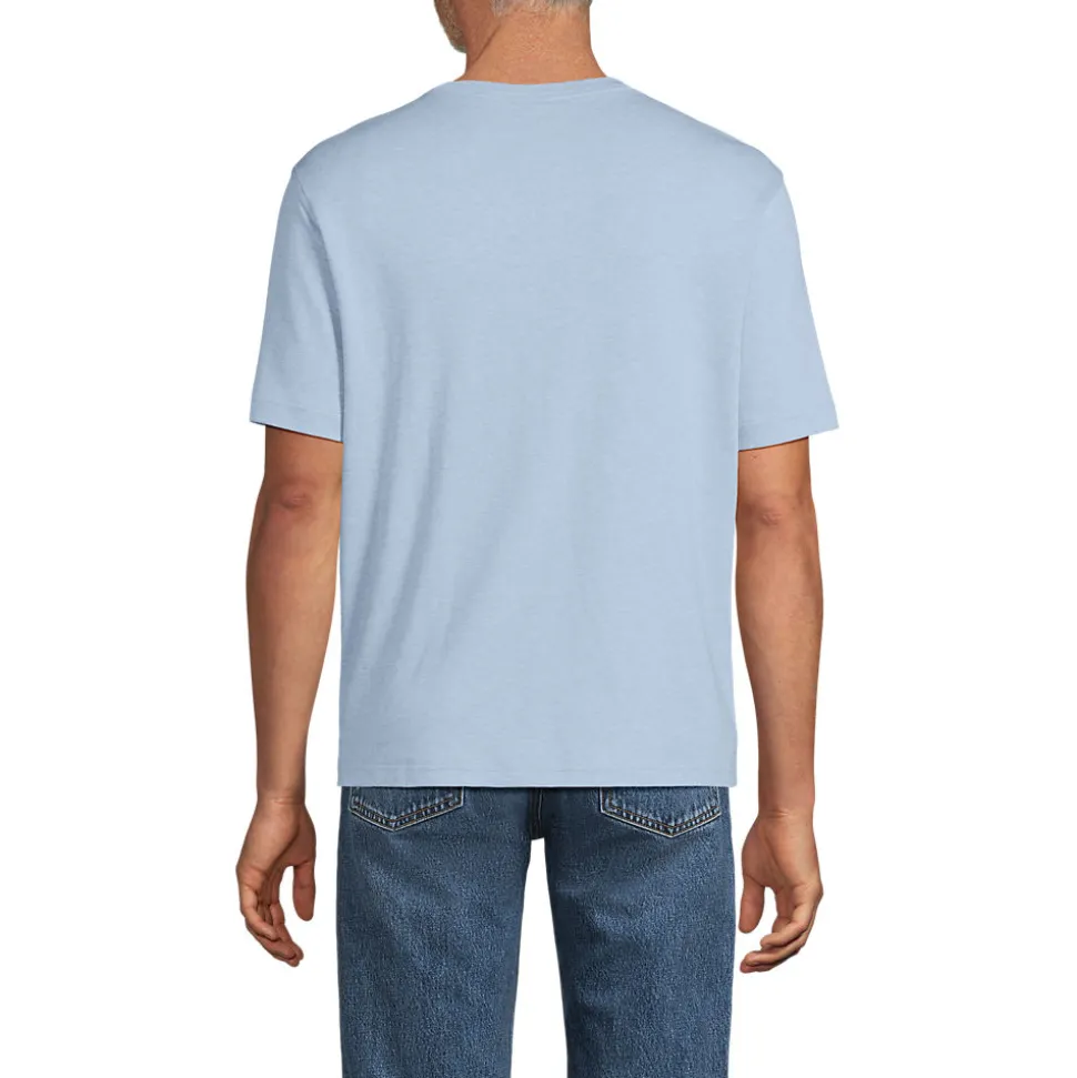 Supima Kurzarm-Shirt mit Rundhalsausschnitt für Herren