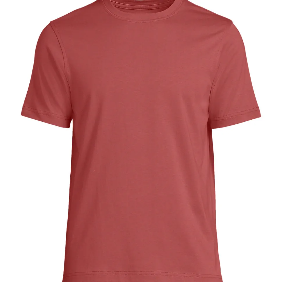 Supima Kurzarm-Shirt mit Rundhalsausschnitt für Herren