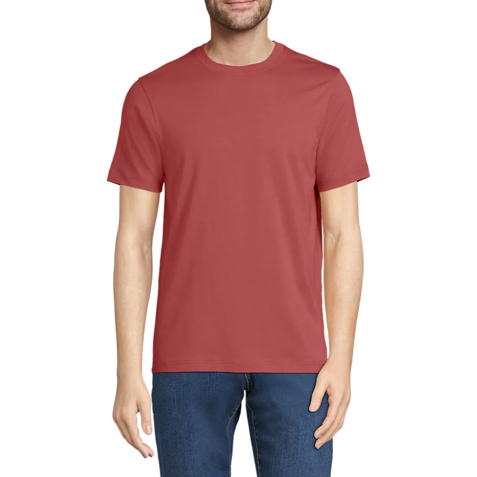 Supima Kurzarm-Shirt mit Rundhalsausschnitt für Herren