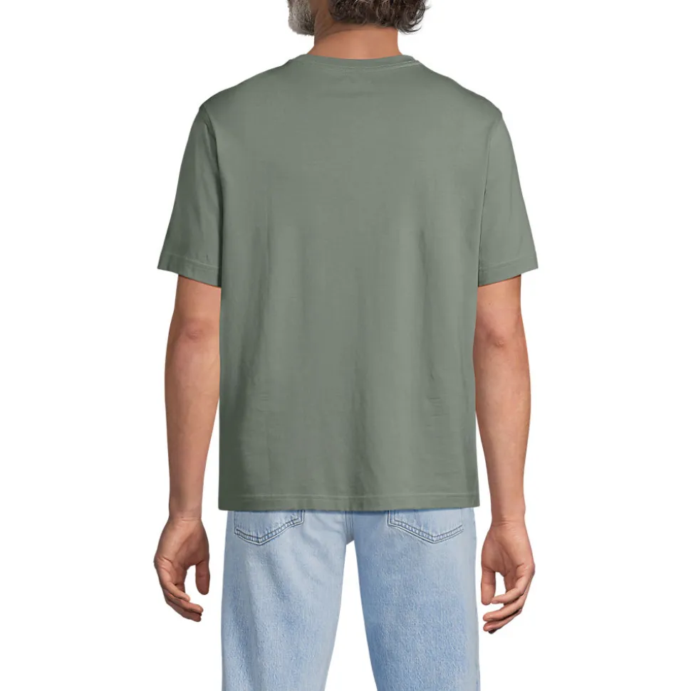 Supima Kurzarm-Shirt mit Rundhalsausschnitt für Herren