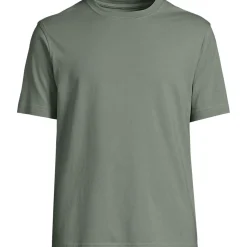Supima Kurzarm-Shirt mit Rundhalsausschnitt für Herren