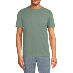 Supima Kurzarm-Shirt mit Rundhalsausschnitt für Herren