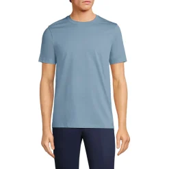 Supima Kurzarm-Shirt mit Rundhalsausschnitt für Herren