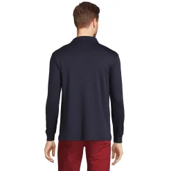 Supima Langarm-Polo für Herren, Classic Fit