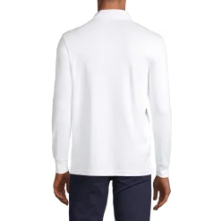 Supima Langarm-Polo für Herren, Classic Fit