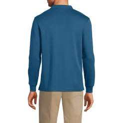 Supima Langarm-Polo für Herren, Classic Fit