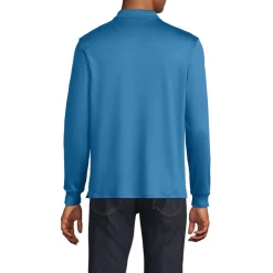 Supima Langarm-Polo für Herren, Classic Fit