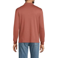 Supima Langarm-Polo für Herren, Classic Fit