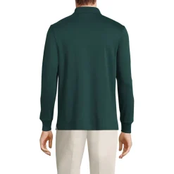 Supima Langarm-Polo für Herren, Classic Fit
