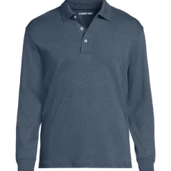 Supima Langarm-Polo für Herren, Classic Fit