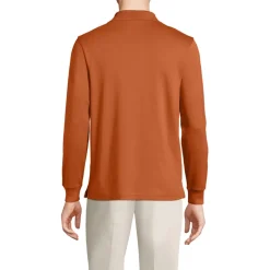 Supima Langarm-Polo für Herren, Classic Fit