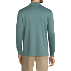 Supima Langarm-Polo für Herren, Classic Fit
