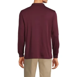 Supima Langarm-Polo für Herren, Classic Fit
