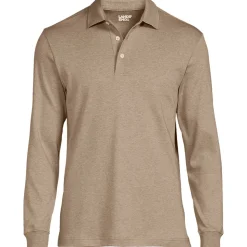 Supima Langarm-Polo für Herren, Classic Fit