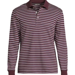 Supima Langarm-Polo für Herren, Classic Fit