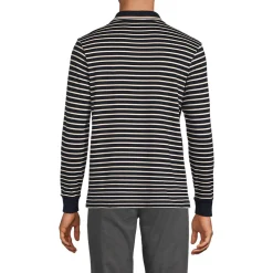 Supima Langarm-Polo für Herren, Classic Fit