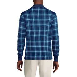 Supima Langarm-Polo für Herren, Classic Fit