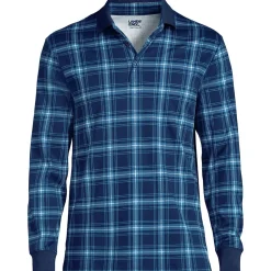 Supima Langarm-Polo für Herren, Classic Fit