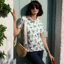 Supima-Poloshirt für Damen