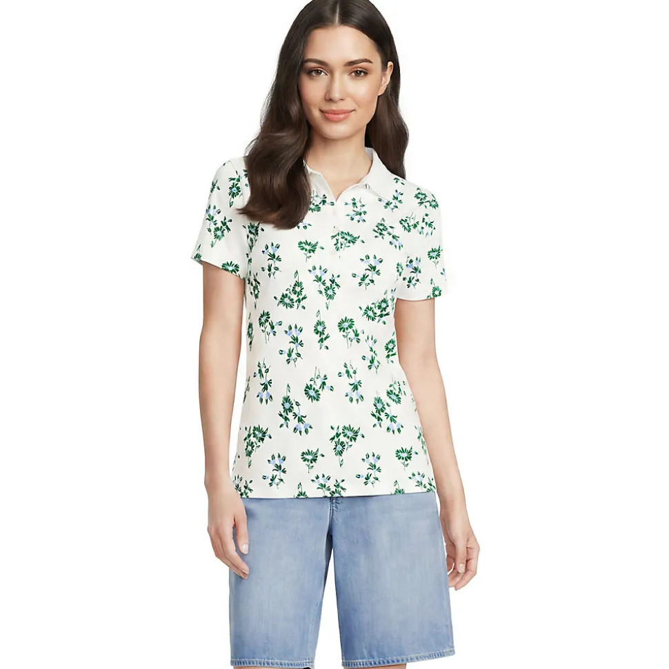 Supima-Poloshirt für Damen