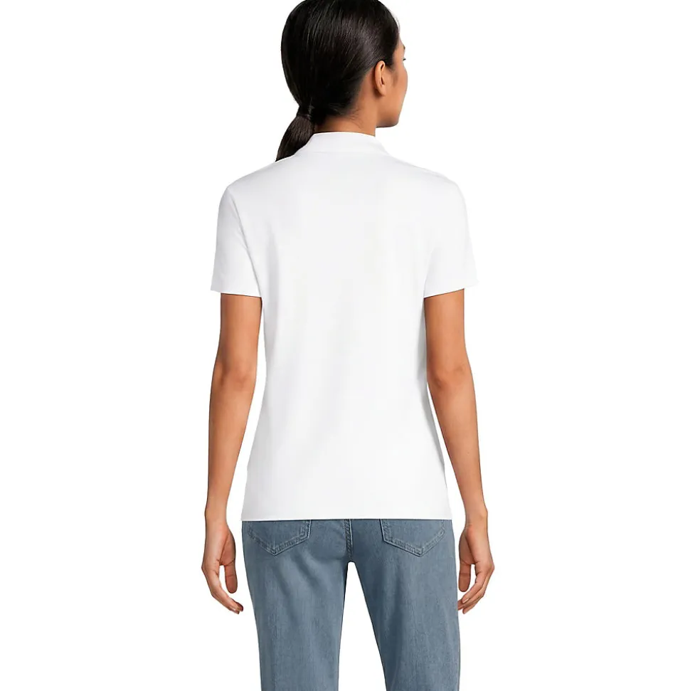Supima-Poloshirt für Damen