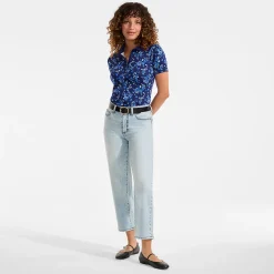 Supima-Poloshirt für Damen