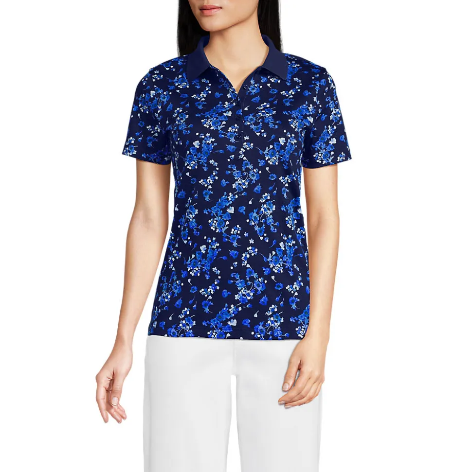 Supima-Poloshirt für Damen