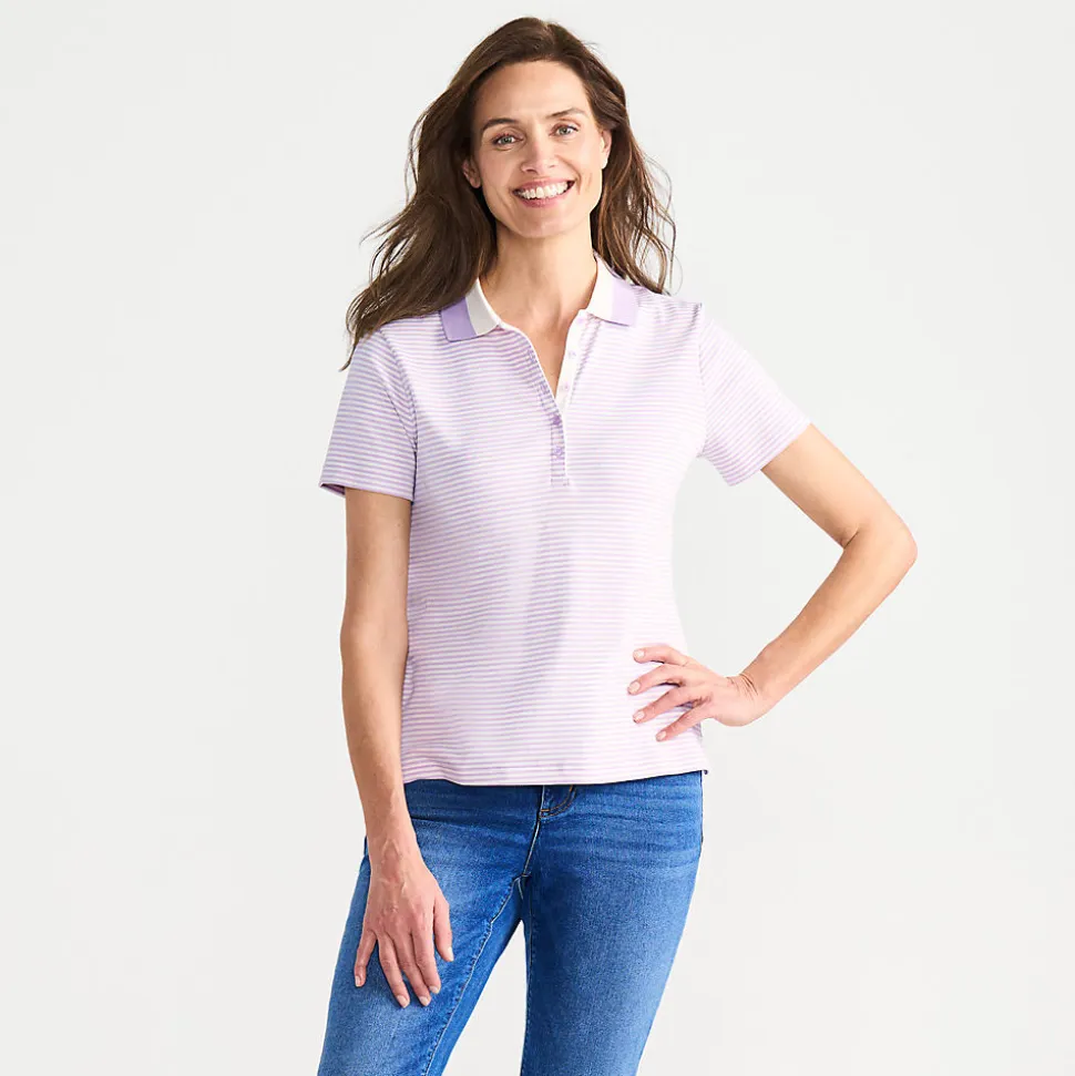 Supima-Poloshirt für Damen