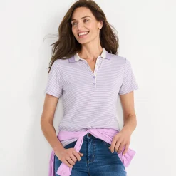 Supima-Poloshirt für Damen