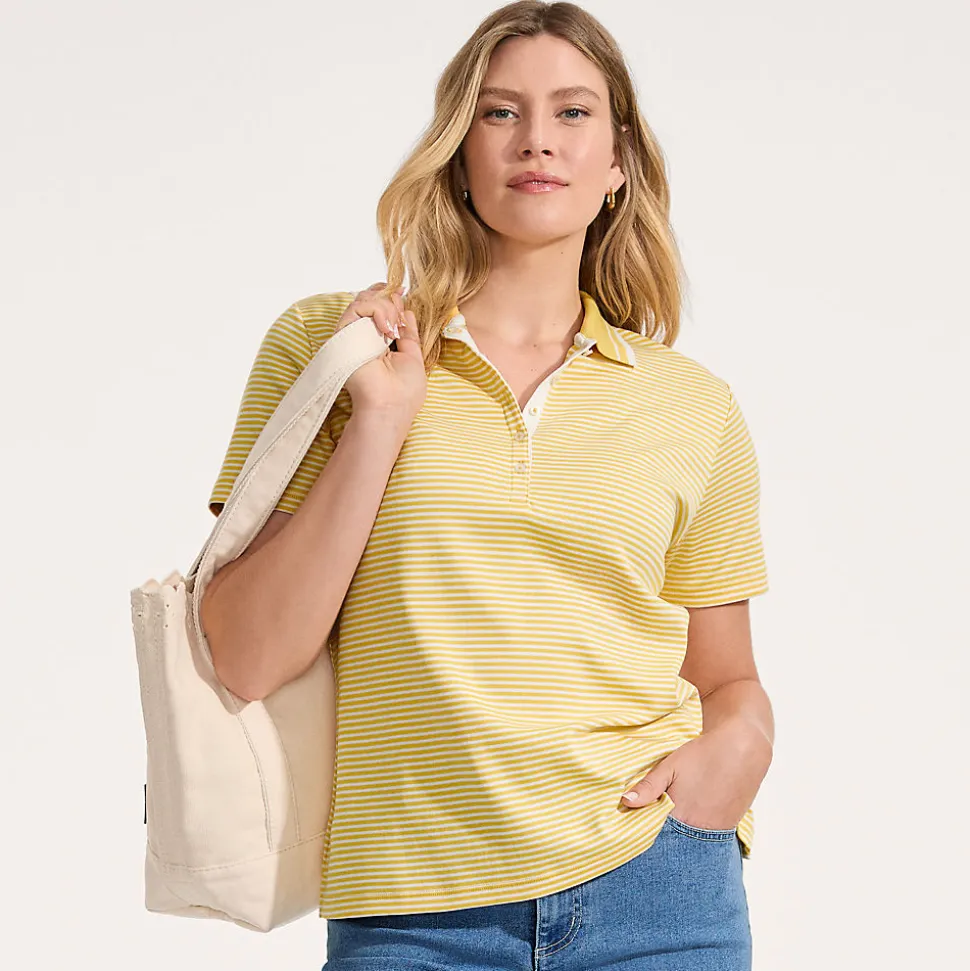 Supima-Poloshirt für Damen