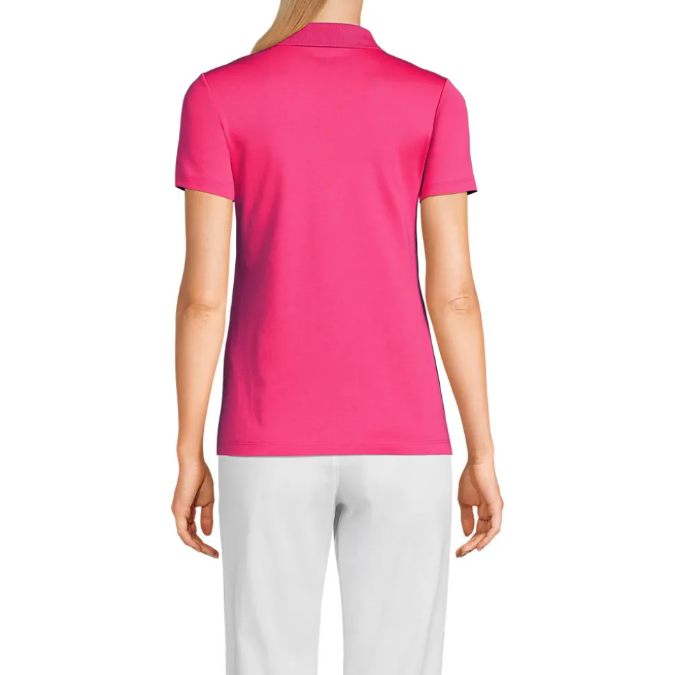 Supima-Poloshirt für Damen